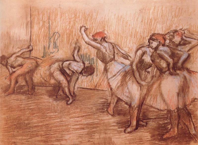 Edgar Degas dancers oil painting picture